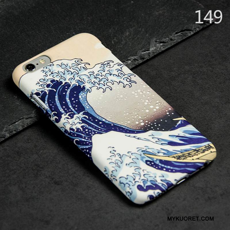 Kuori iPhone 6/6s Monivärinen Puhelimen Kuoret Ohut, Kotelo iPhone 6/6s Suojaus Pesty Suede Ultra