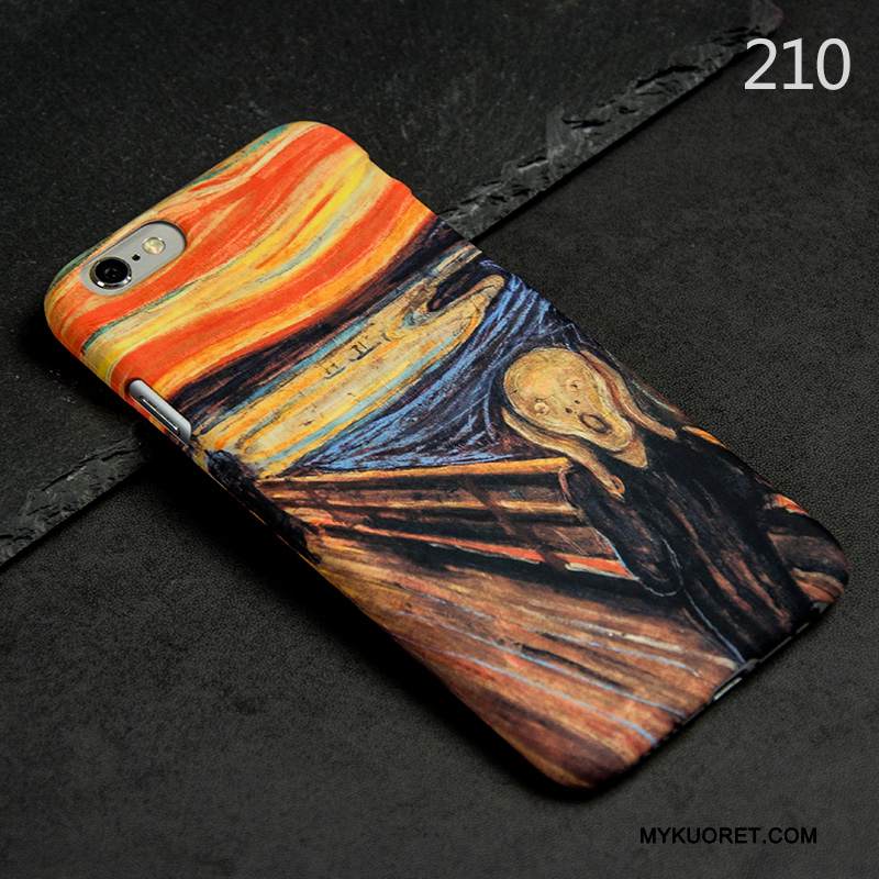 Kuori iPhone 6/6s Monivärinen Puhelimen Kuoret Ohut, Kotelo iPhone 6/6s Suojaus Pesty Suede Ultra