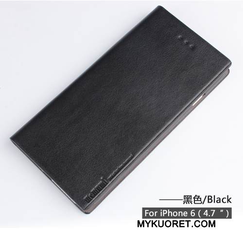 Kuori iPhone 6/6s Nahka Murtumaton Punainen, Kotelo iPhone 6/6s Suojaus Trendi Tyylikäs