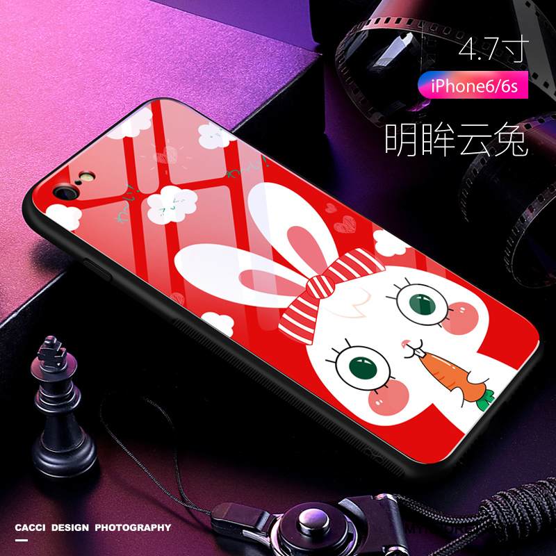 Kuori iPhone 6/6s Pehmeä Neste Murtumaton Musta, Kotelo iPhone 6/6s Laukut Karkaisu Trendi