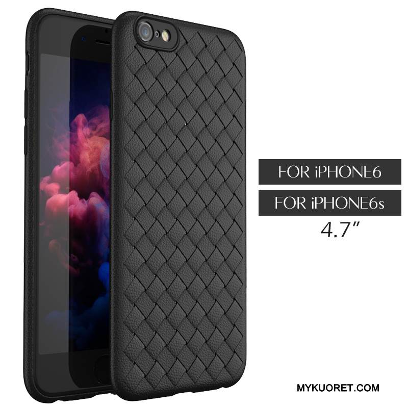 Kuori iPhone 6/6s Pehmeä Neste Persoonallisuus Puhelimen Kuoret, Kotelo iPhone 6/6s Laukut Punainen Musta