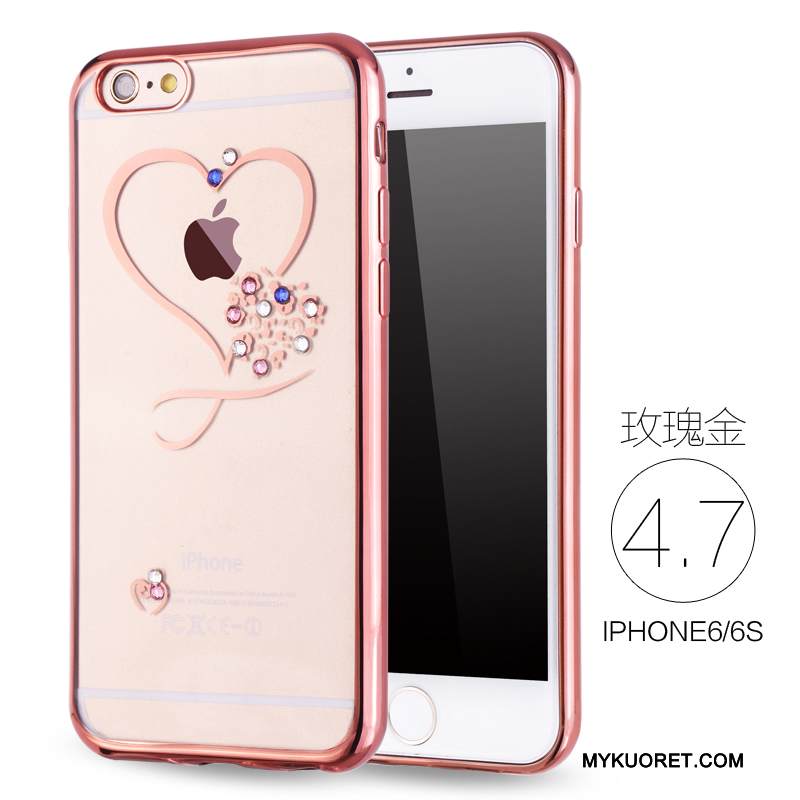 Kuori iPhone 6/6s Pehmeä Neste Ultra Jauhe, Kotelo iPhone 6/6s Silikoni Ohut Uusi