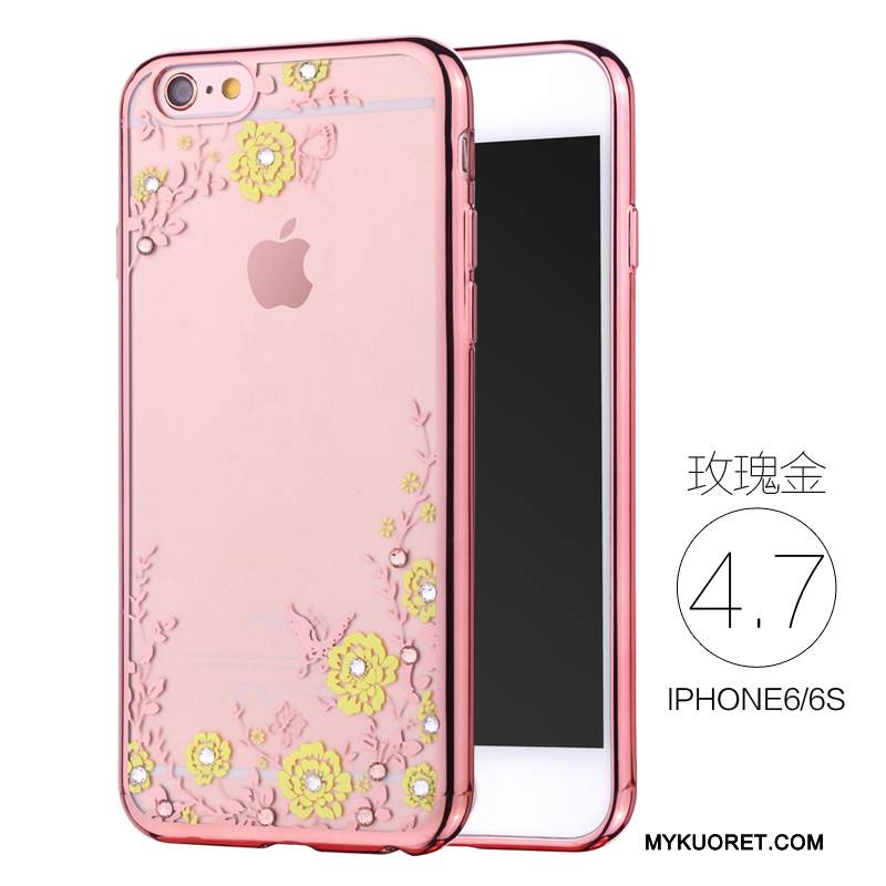 Kuori iPhone 6/6s Pehmeä Neste Ultra Jauhe, Kotelo iPhone 6/6s Silikoni Ohut Uusi