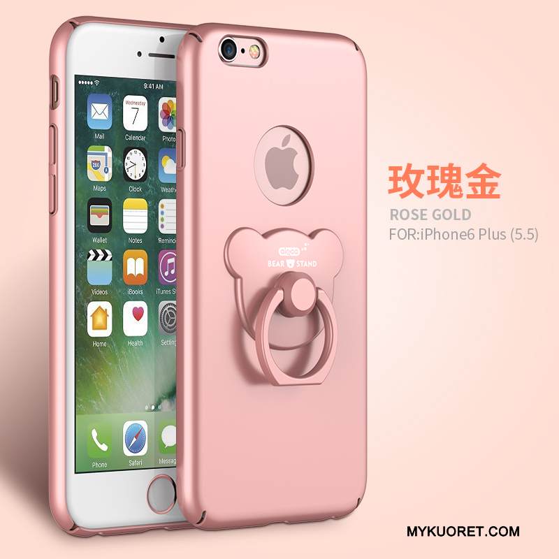 Kuori iPhone 6/6s Plus Laukut Jauhe Pesty Suede, Kotelo iPhone 6/6s Plus Tuki Puhelimen Kuoret Murtumaton