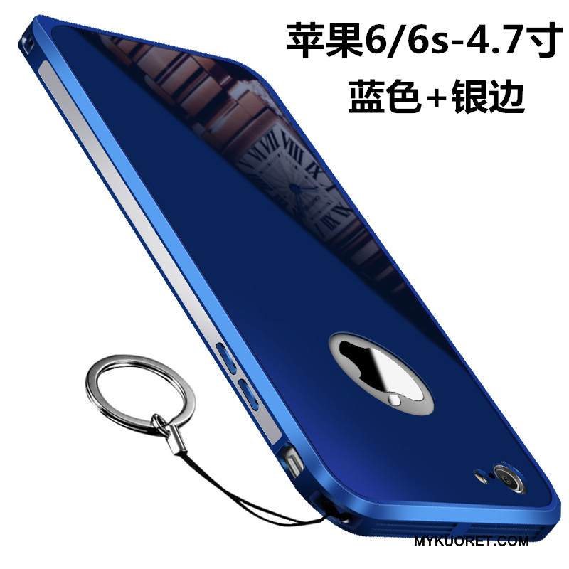 Kuori iPhone 6/6s Plus Laukut Kehys Murtumaton, Kotelo iPhone 6/6s Plus Metalli Trendi Kova