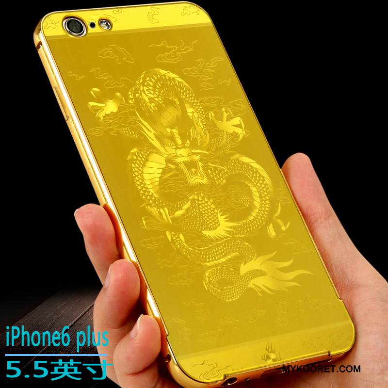 Kuori iPhone 6/6s Plus Laukut Kova Kulta, Kotelo iPhone 6/6s Plus Luova Murtumaton Kehys