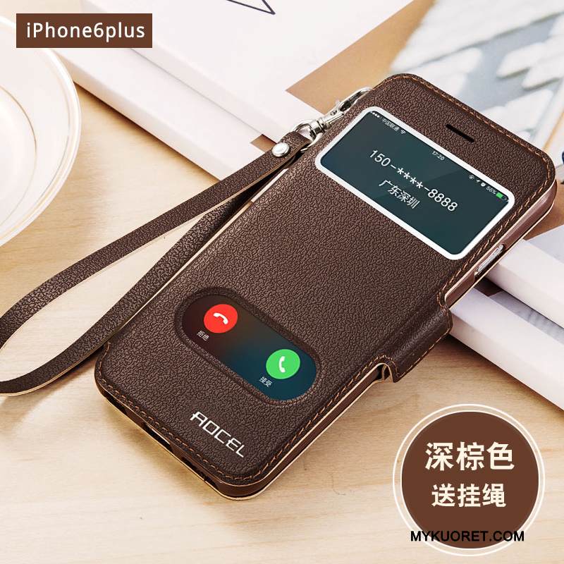 Kuori iPhone 6/6s Plus Laukut Kulta Puhelimen Kuoret, Kotelo iPhone 6/6s Plus Suojaus Murtumaton