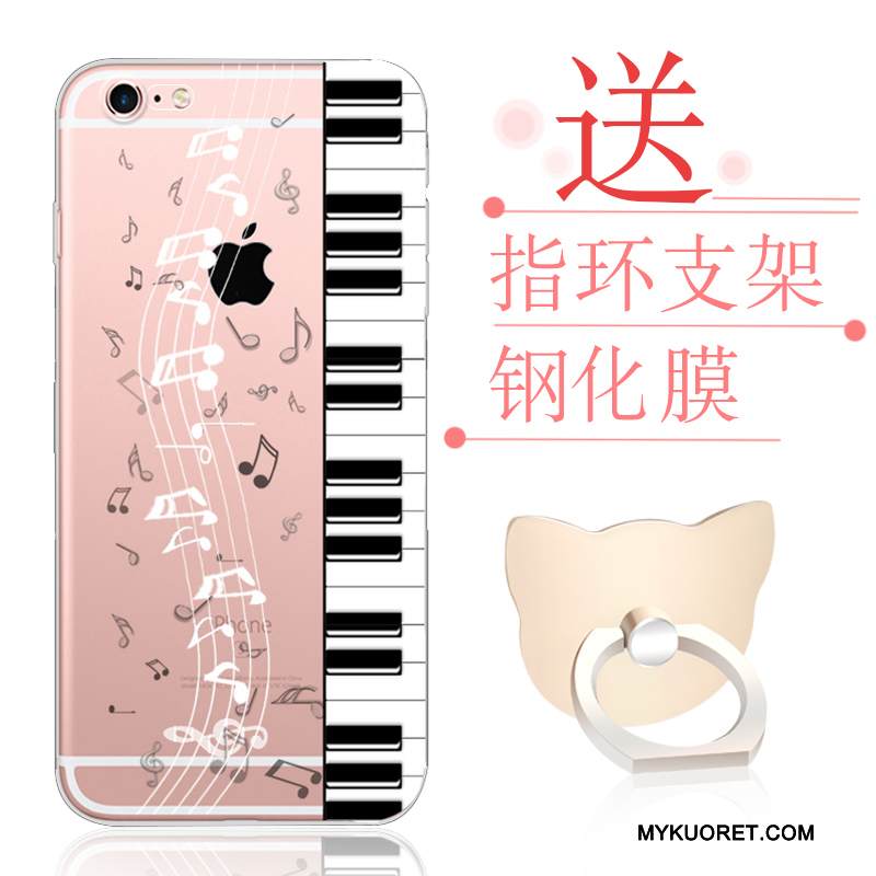 Kuori iPhone 6/6s Plus Laukut Murtumaton Puhelimen Kuoret, Kotelo iPhone 6/6s Plus Sarjakuva Läpinäkyvä Jauhe