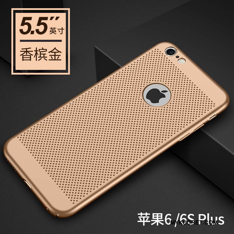 Kuori iPhone 6/6s Plus Laukut Musta Puhelimen Kuoret, Kotelo iPhone 6/6s Plus Suojaus Pesty Suede Trendi