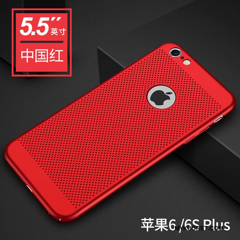 Kuori iPhone 6/6s Plus Laukut Musta Puhelimen Kuoret, Kotelo iPhone 6/6s Plus Suojaus Pesty Suede Trendi