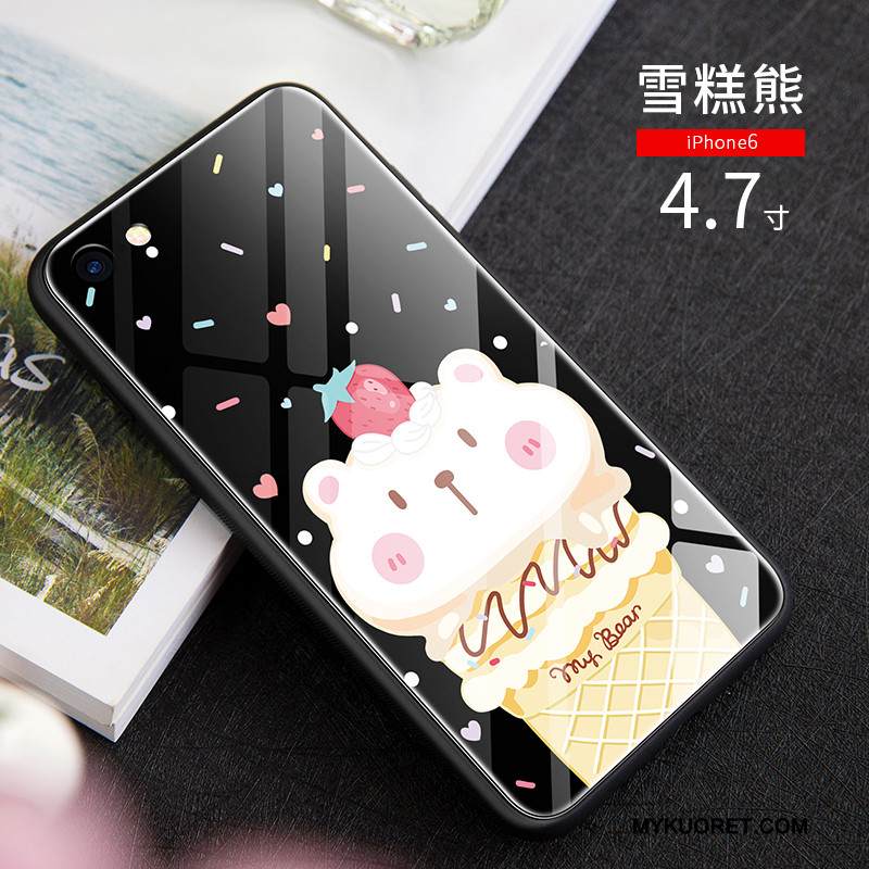 Kuori iPhone 6/6s Plus Laukut Musta Uusi, Kotelo iPhone 6/6s Plus Sarjakuva Murtumaton Ihana