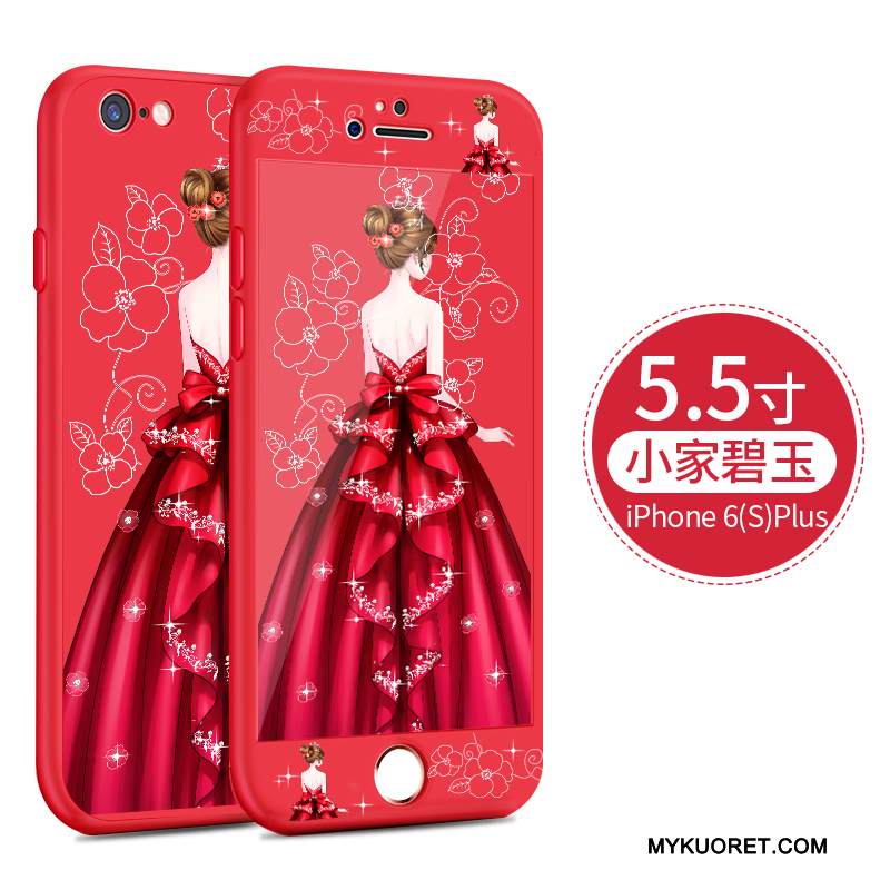 Kuori iPhone 6/6s Plus Laukut Persoonallisuus Pesty Suede, Kotelo iPhone 6/6s Plus Luova Puhelimen Kuoret Ihana