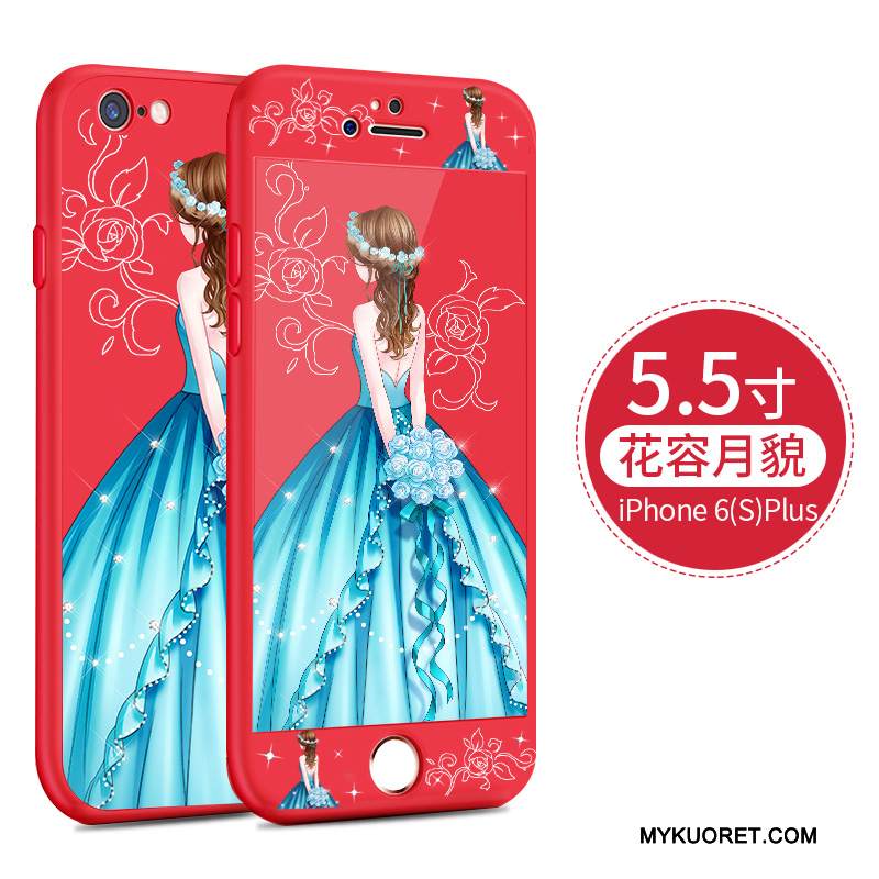 Kuori iPhone 6/6s Plus Laukut Persoonallisuus Pesty Suede, Kotelo iPhone 6/6s Plus Luova Puhelimen Kuoret Ihana