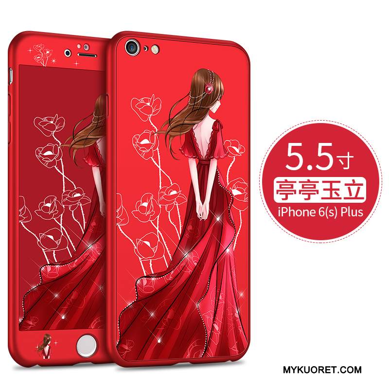 Kuori iPhone 6/6s Plus Laukut Persoonallisuus Pesty Suede, Kotelo iPhone 6/6s Plus Luova Puhelimen Kuoret Ihana