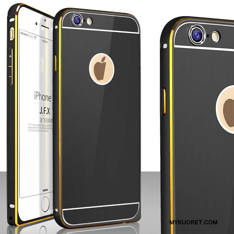 Kuori iPhone 6/6s Plus Laukut Puhelimen Kuoret Kulta, Kotelo iPhone 6/6s Plus Metalli Murtumaton Kehys