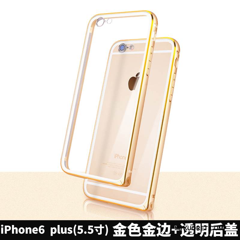Kuori iPhone 6/6s Plus Laukut Puhelimen Kuoret Kulta, Kotelo iPhone 6/6s Plus Metalli Murtumaton Kehys