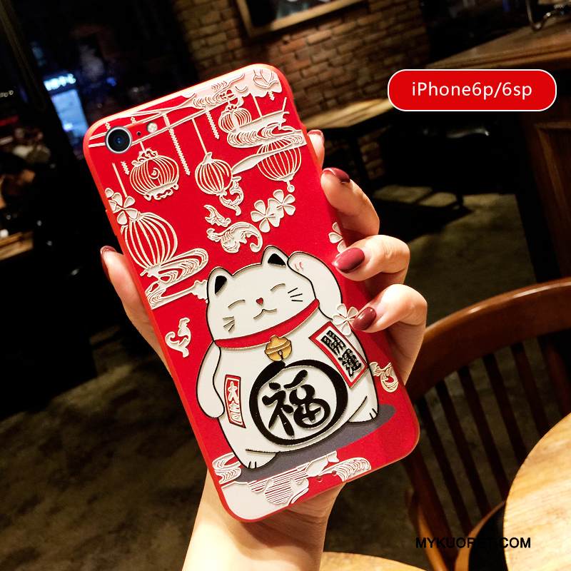 Kuori iPhone 6/6s Plus Laukut Trendi Punainen, Kotelo iPhone 6/6s Plus Luova Persoonallisuus Murtumaton