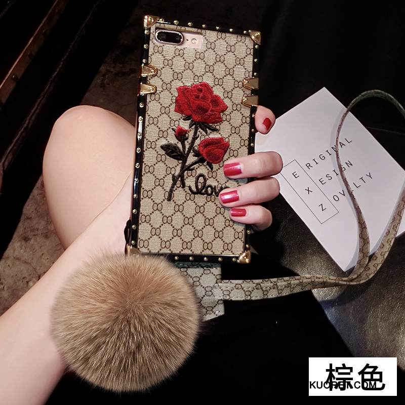 Kuori iPhone 6/6s Plus Laukut Trendi Yksinkertainen, Kotelo iPhone 6/6s Plus Silikoni Ripustettavat Koristeet Pompon