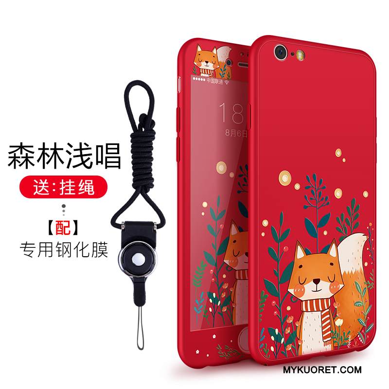 Kuori iPhone 6/6s Plus Laukut Uusi Persoonallisuus, Kotelo iPhone 6/6s Plus Luova Punainen Kissa