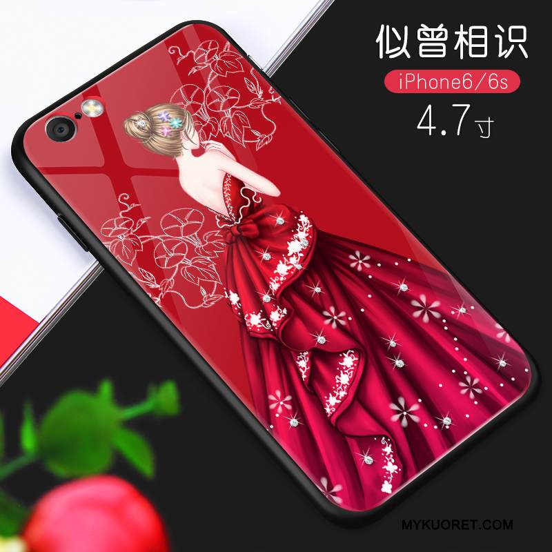 Kuori iPhone 6/6s Plus Luova Persoonallisuus Lasi, Kotelo iPhone 6/6s Plus Laukut Murtumaton Trendi