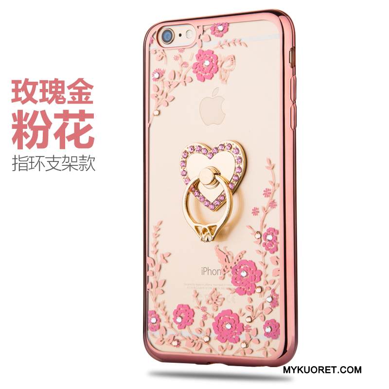 Kuori iPhone 6/6s Plus Luova Puhelimen Kuoret Jauhe, Kotelo iPhone 6/6s Plus Silikoni Rengas