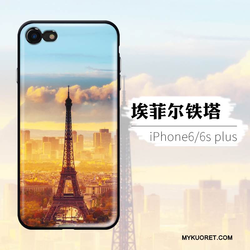 Kuori iPhone 6/6s Plus Luova Violetti Tide-brändi, Kotelo iPhone 6/6s Plus Silikoni Puhelimen Kuoret Persoonallisuus