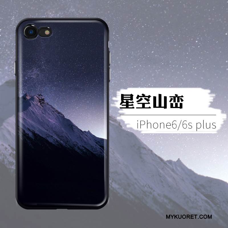 Kuori iPhone 6/6s Plus Luova Violetti Tide-brändi, Kotelo iPhone 6/6s Plus Silikoni Puhelimen Kuoret Persoonallisuus