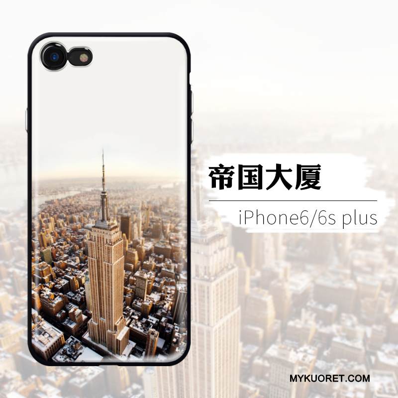 Kuori iPhone 6/6s Plus Luova Violetti Tide-brändi, Kotelo iPhone 6/6s Plus Silikoni Puhelimen Kuoret Persoonallisuus