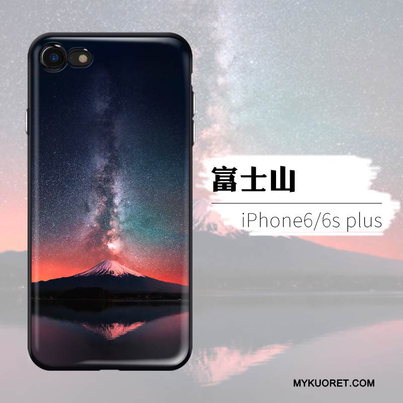 Kuori iPhone 6/6s Plus Luova Violetti Tide-brändi, Kotelo iPhone 6/6s Plus Silikoni Puhelimen Kuoret Persoonallisuus