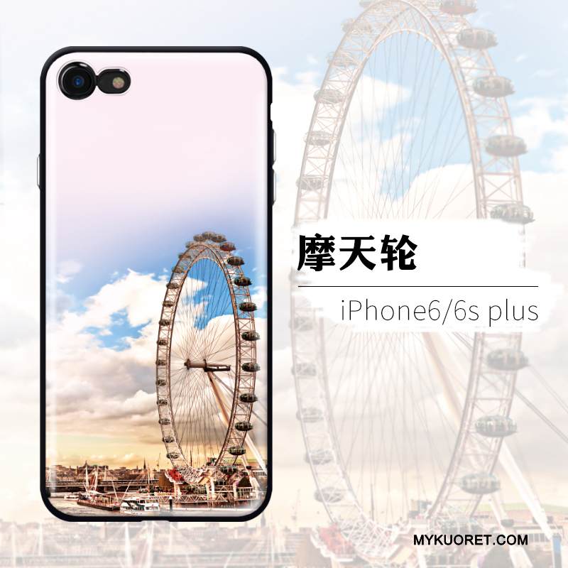 Kuori iPhone 6/6s Plus Luova Violetti Tide-brändi, Kotelo iPhone 6/6s Plus Silikoni Puhelimen Kuoret Persoonallisuus