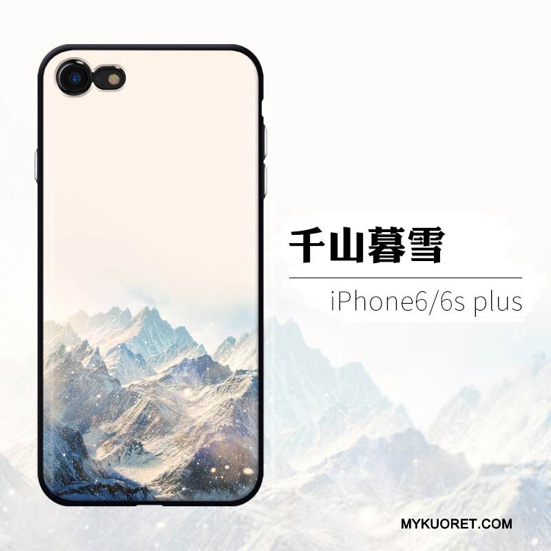 Kuori iPhone 6/6s Plus Luova Violetti Tide-brändi, Kotelo iPhone 6/6s Plus Silikoni Puhelimen Kuoret Persoonallisuus