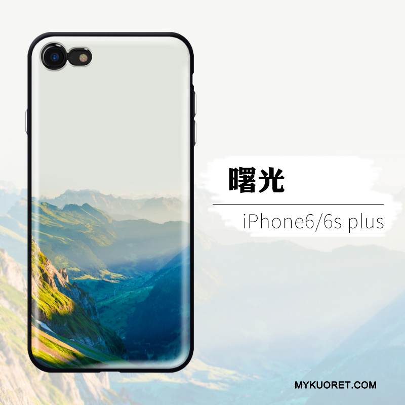 Kuori iPhone 6/6s Plus Luova Violetti Tide-brändi, Kotelo iPhone 6/6s Plus Silikoni Puhelimen Kuoret Persoonallisuus