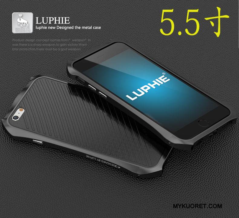 Kuori iPhone 6/6s Plus Metalli Puhelimen Kuoret Lepakko, Kotelo iPhone 6/6s Plus Uusi Kulta