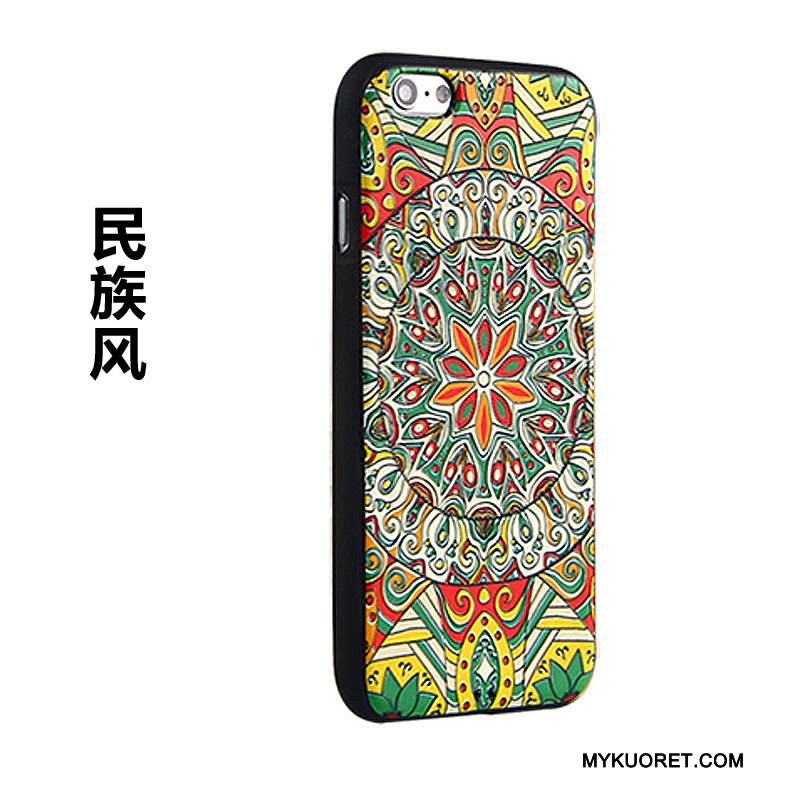 Kuori iPhone 6/6s Plus Monivärinen Trendi Puhelimen Kuoret, Kotelo iPhone 6/6s Plus Sarjakuva
