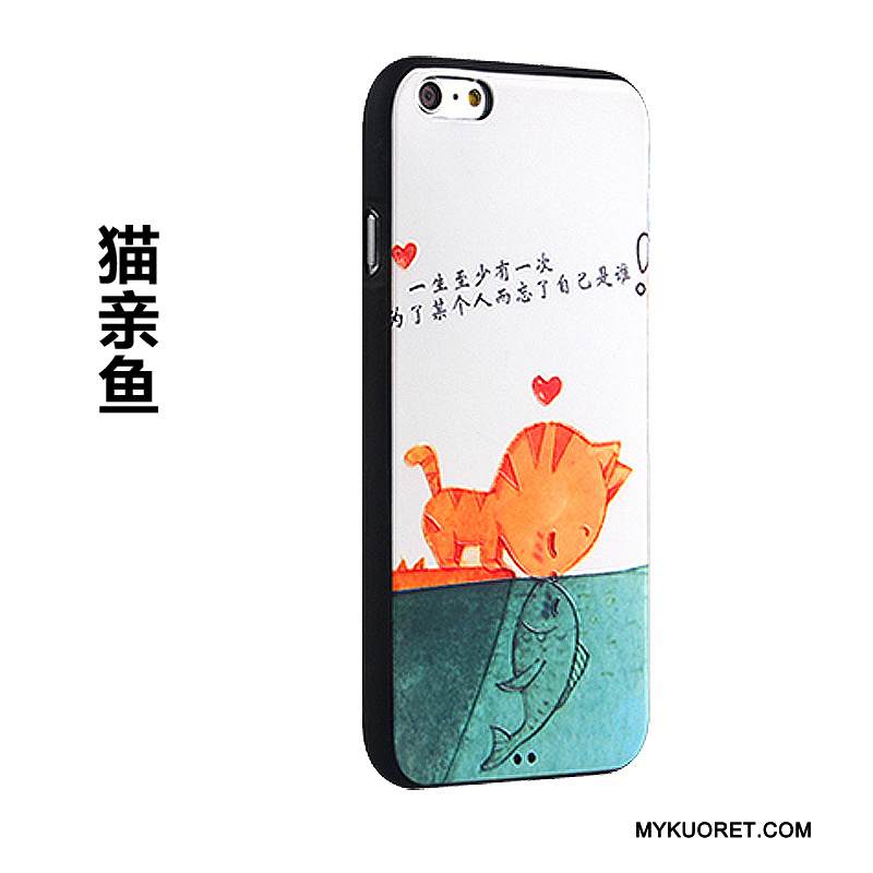 Kuori iPhone 6/6s Plus Monivärinen Trendi Puhelimen Kuoret, Kotelo iPhone 6/6s Plus Sarjakuva