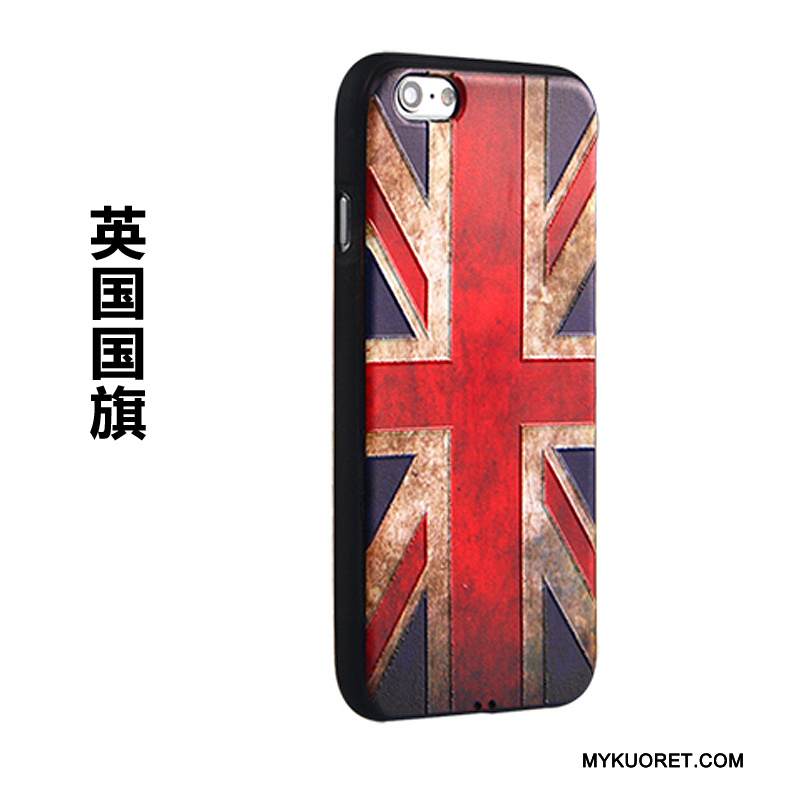 Kuori iPhone 6/6s Plus Monivärinen Trendi Puhelimen Kuoret, Kotelo iPhone 6/6s Plus Sarjakuva