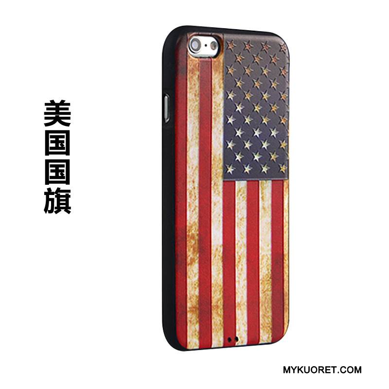 Kuori iPhone 6/6s Plus Monivärinen Trendi Puhelimen Kuoret, Kotelo iPhone 6/6s Plus Sarjakuva