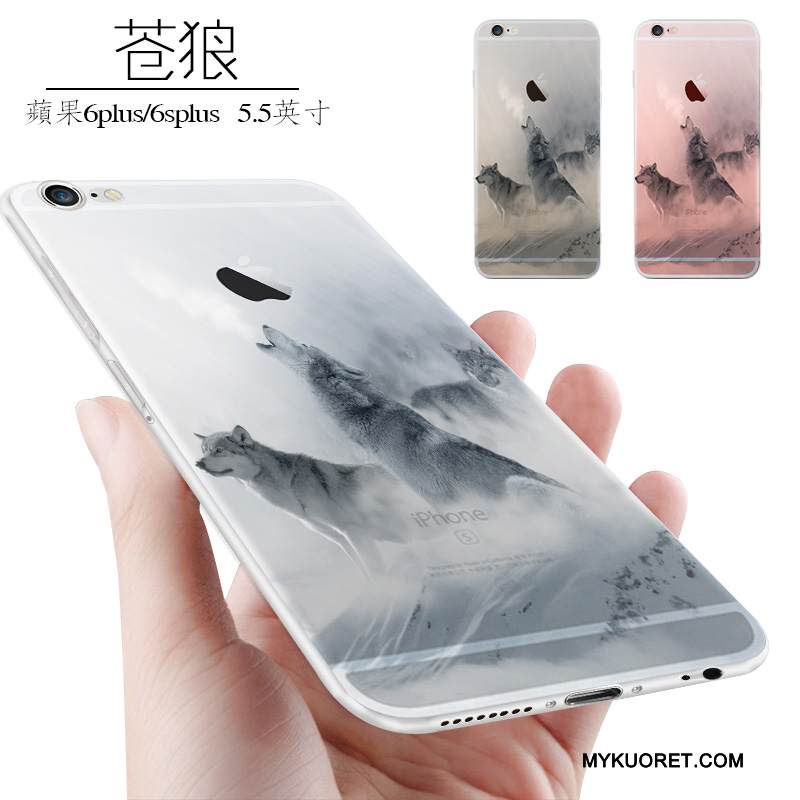 Kuori iPhone 6/6s Plus Monivärinen Uusi Puhelimen Kuoret, Kotelo iPhone 6/6s Plus Silikoni Persoonallisuus Trendi