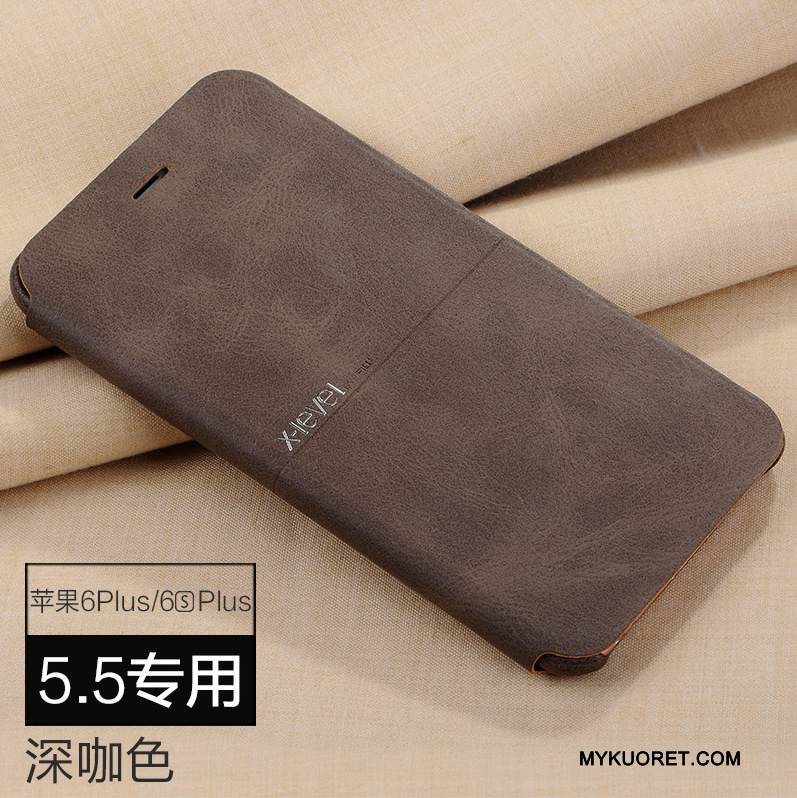 Kuori iPhone 6/6s Plus Nahka Murtumaton, Kotelo iPhone 6/6s Plus Laukut