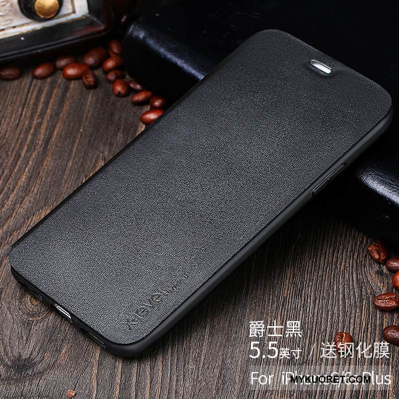 Kuori iPhone 6/6s Plus Nahka Murtumaton Kulta, Kotelo iPhone 6/6s Plus Laukut Kortti Puhelimen Kuoret