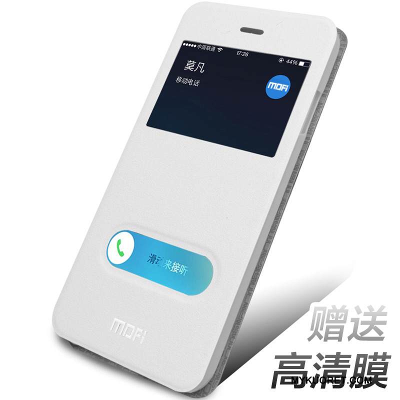 Kuori iPhone 6/6s Plus Nahka Puhelimen Kuoret Avaa Ikkuna, Kotelo iPhone 6/6s Plus Suojaus