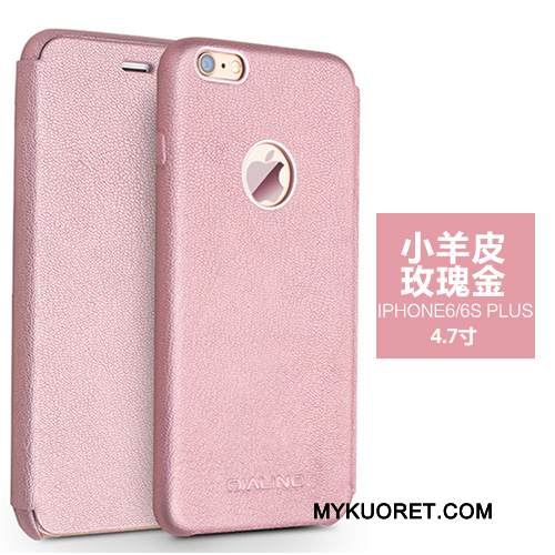 Kuori iPhone 6/6s Plus Nahka Puhelimen Kuoret Jauhe, Kotelo iPhone 6/6s Plus Suojaus