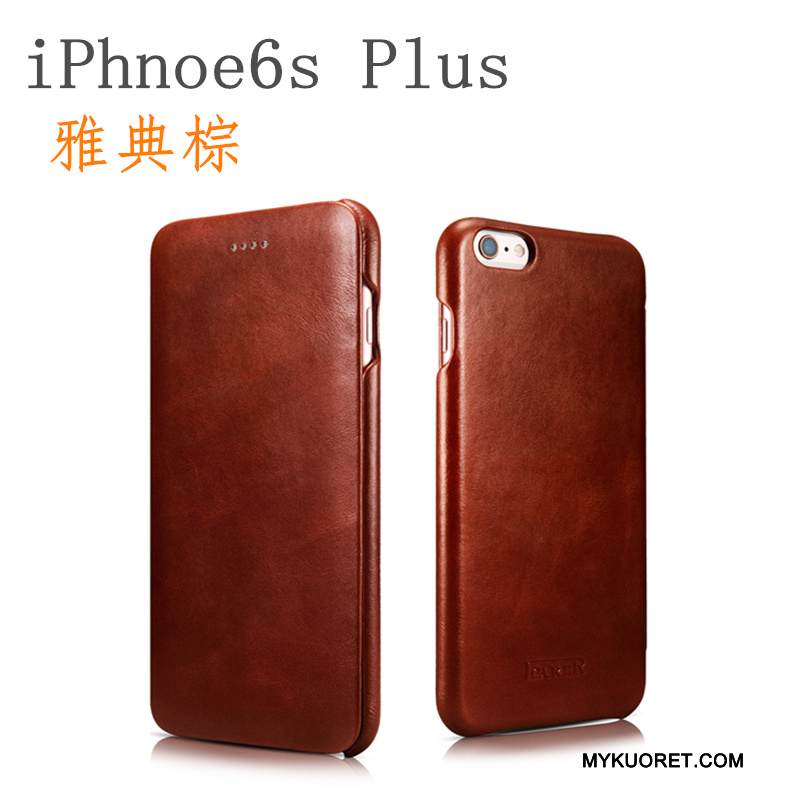 Kuori iPhone 6/6s Plus Nahka Puhelimen Kuoret Liiketoiminta, Kotelo iPhone 6/6s Plus Kuoret