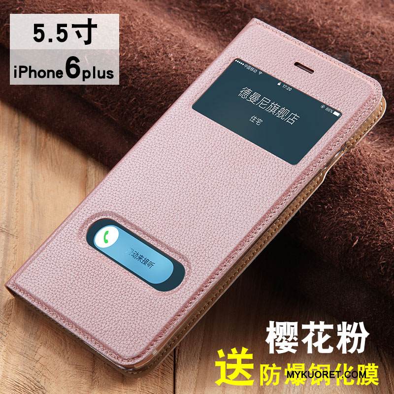 Kuori iPhone 6/6s Plus Nahka Puhelimen Kuoret Liiketoiminta, Kotelo iPhone 6/6s Plus Suojaus