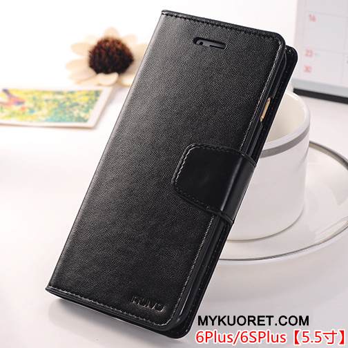 Kuori iPhone 6/6s Plus Nahka Puhelimen Kuoret Viini Punainen, Kotelo iPhone 6/6s Plus Luova