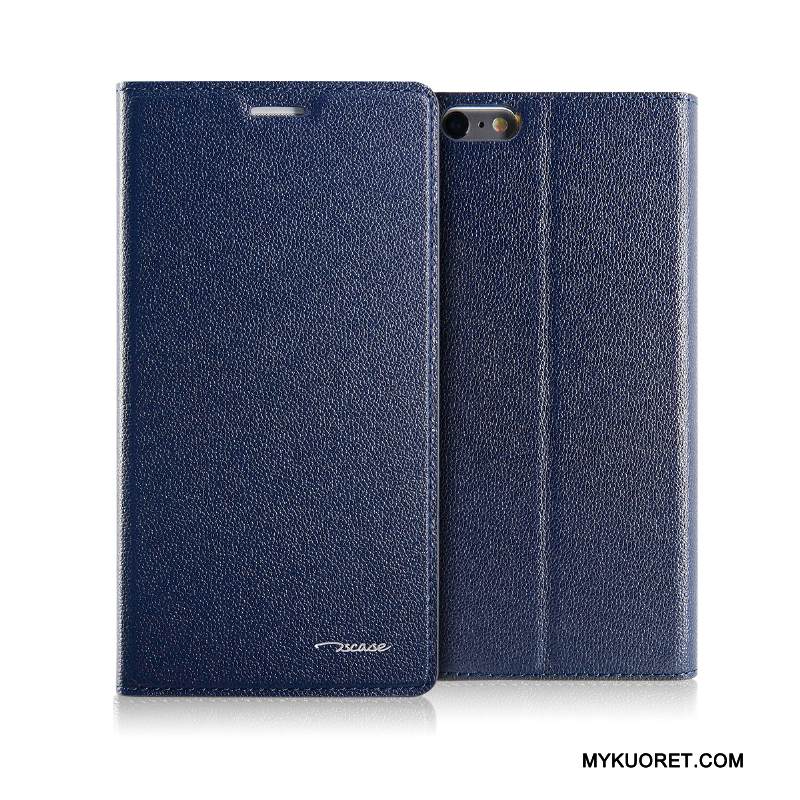 Kuori iPhone 6/6s Plus Nahka Tummanvihreä Liiketoiminta, Kotelo iPhone 6/6s Plus Kuoret Puhelimen Kuoret Eurooppa