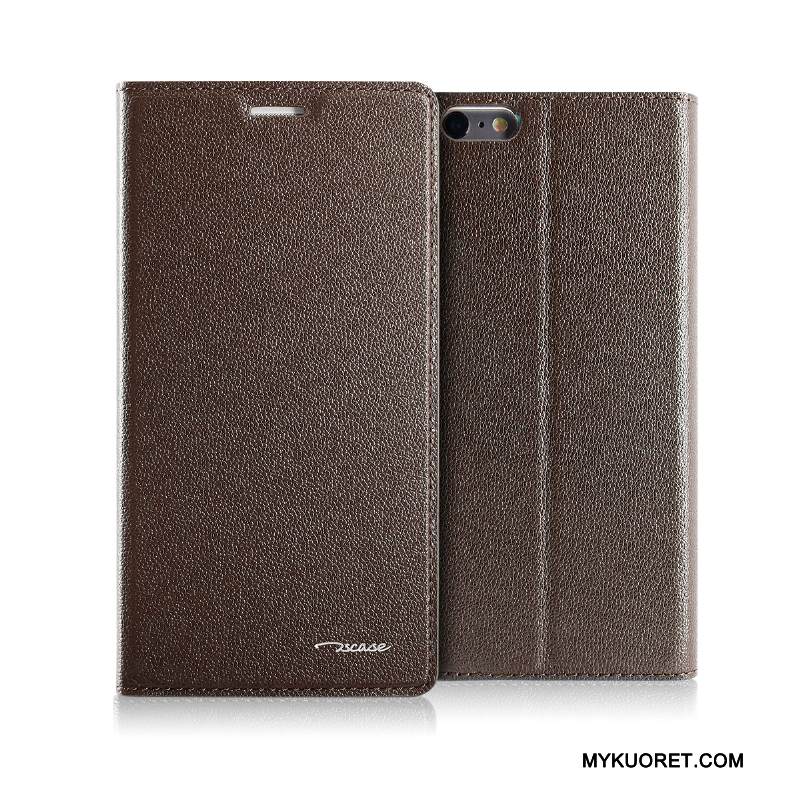 Kuori iPhone 6/6s Plus Nahka Tummanvihreä Liiketoiminta, Kotelo iPhone 6/6s Plus Kuoret Puhelimen Kuoret Eurooppa