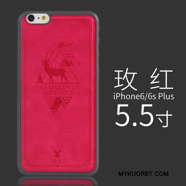 Kuori iPhone 6/6s Plus Pehmeä Neste Eurooppa Ripustettavat Koristeet, Kotelo iPhone 6/6s Plus Nahka Puhelimen Kuoret Trendi