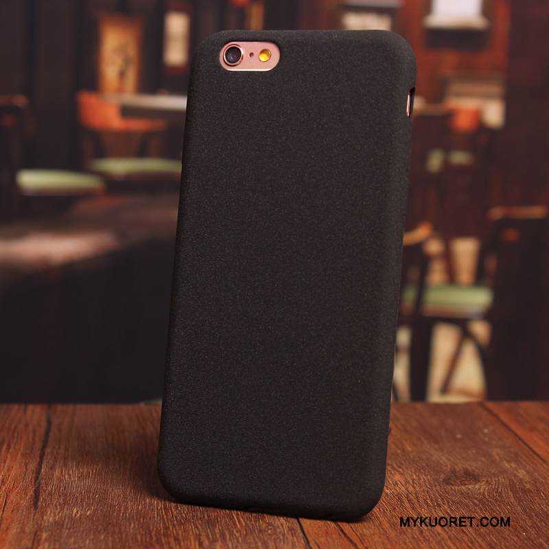 Kuori iPhone 6/6s Plus Pehmeä Neste Trendi Yksinkertainen, Kotelo iPhone 6/6s Plus Laukut Pesty Suede Punainen