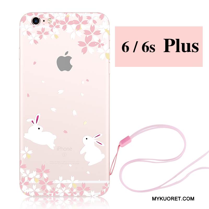 Kuori iPhone 6/6s Plus Sarjakuva Jauhe Kirsikka, Kotelo iPhone 6/6s Plus Silikoni Kani Uusi